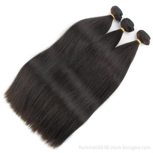 Qingdao Different Length Human Hair Extension Natural Color Brazilian Hair WEAVING Body Wave Non-remy Hair